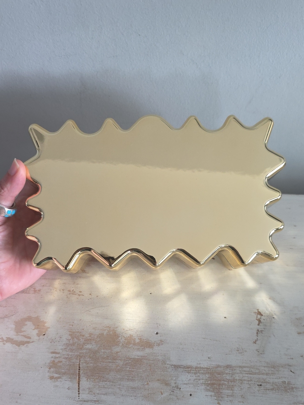 Cult Gaia Paloma Clutch In Shiny Gold - Picture 5 of 13